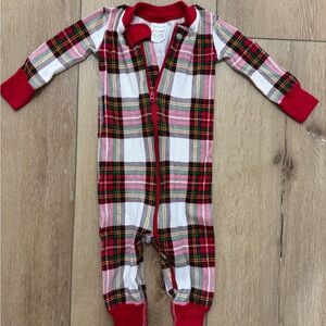 Hanna Andersson Plaid Red and White PJs